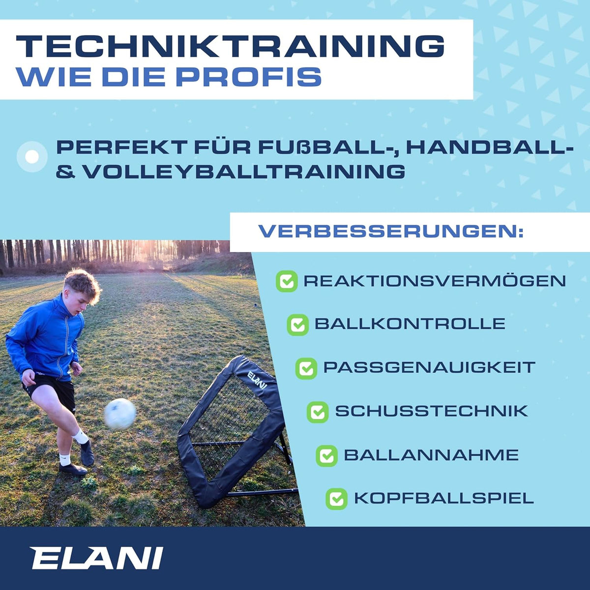 Rebounder Für Fussball, 100x100cm