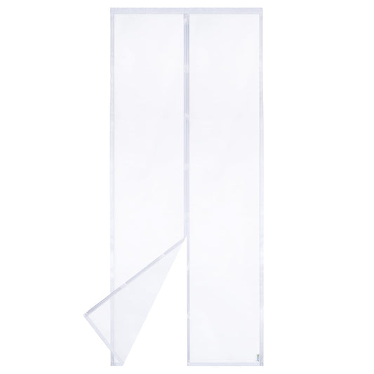 Magnet-Fliegengitter, 90x190 cm Weiss
