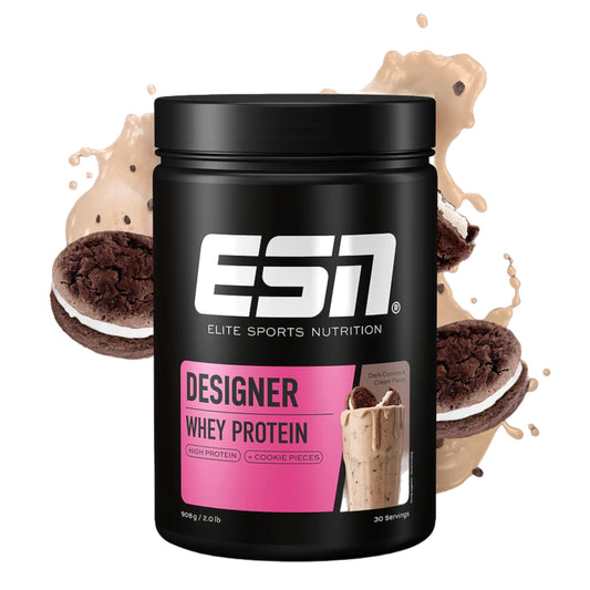 Designer Whey Protein, Dark Cookies and Cream 30 Portionen (1er Pack)