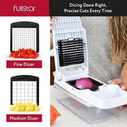 Gemüseschneider, 9-in-1 Standard Wei&#xDF;