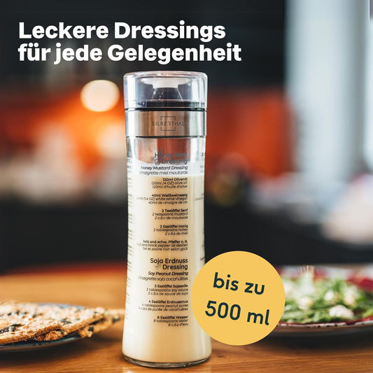 Dressing-Shaker mit Mischeinsatz