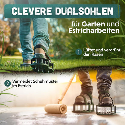 Nagelschuhe Pro Rasenlüfterschuhe, Waldgrün