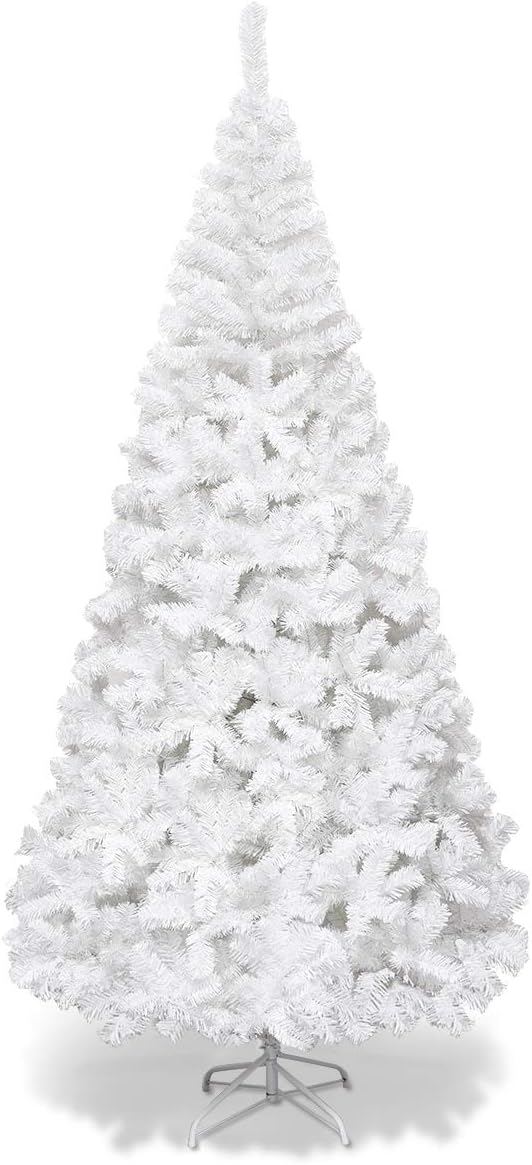 Künstlicher Tannenbaum, Weiss, 210 cm