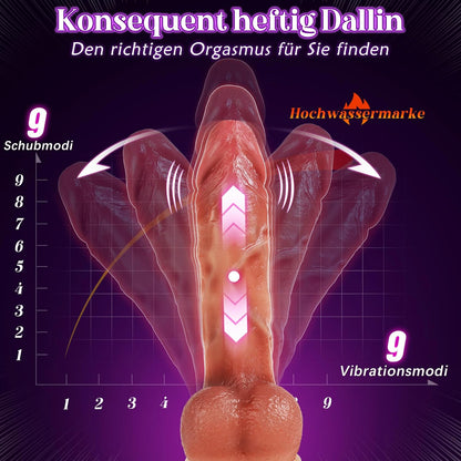 App-gesteuerter Vibrator mit 9 Funktionen