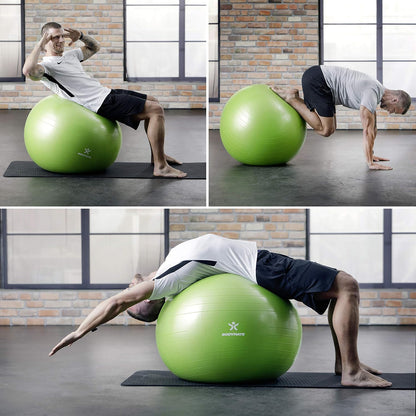 Gymnastikball mit Pumpe, New Rose Gold 65 cm (für Körpergröße 155-175cm)