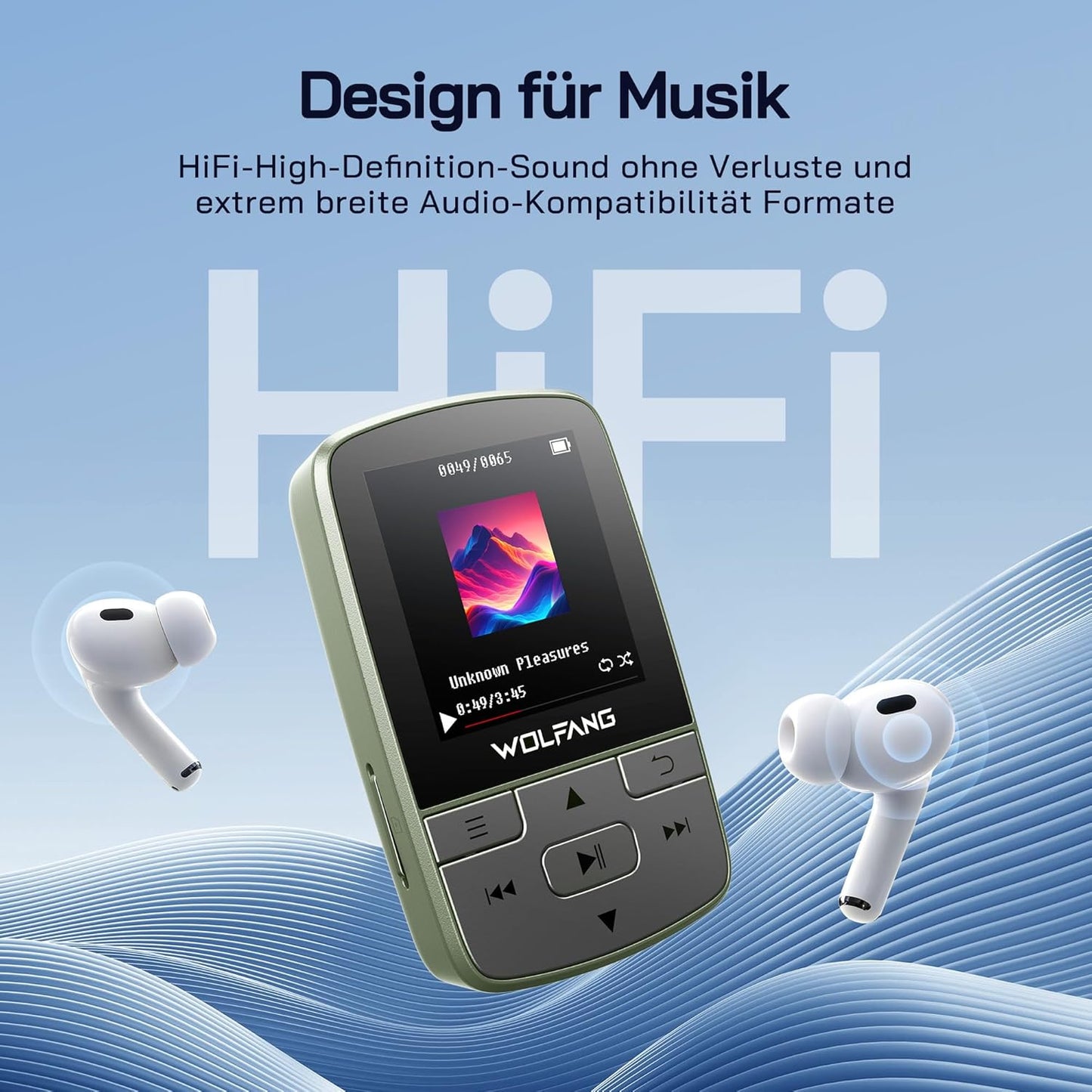 MP3-Player mit Sportclip