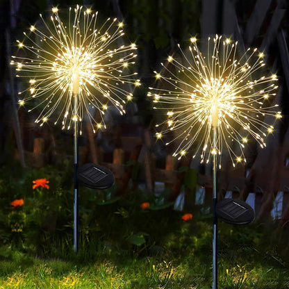 Solarlichter Pusteblume 2er Set, Warmweiss