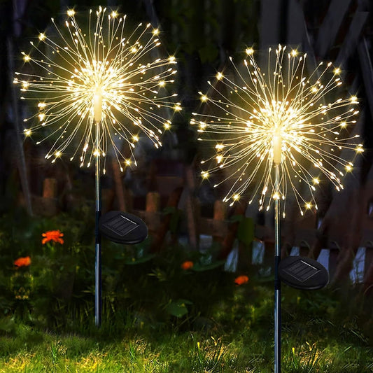 Solarlichter Pusteblume 2er Set, Warmweiss
