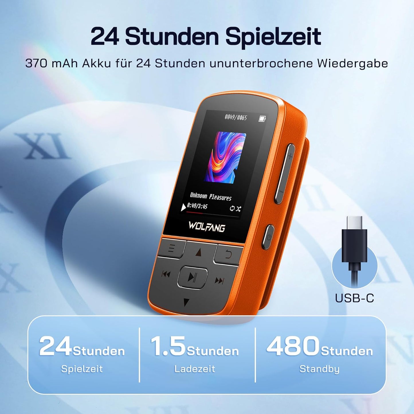 MP3-Player mit Sportclip