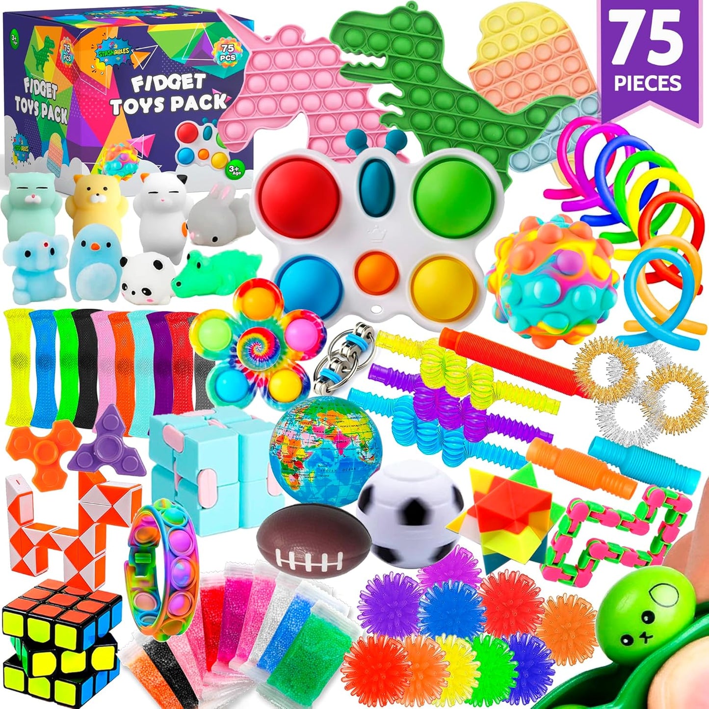 75-teiliges Fidget-Spielzeuge Set