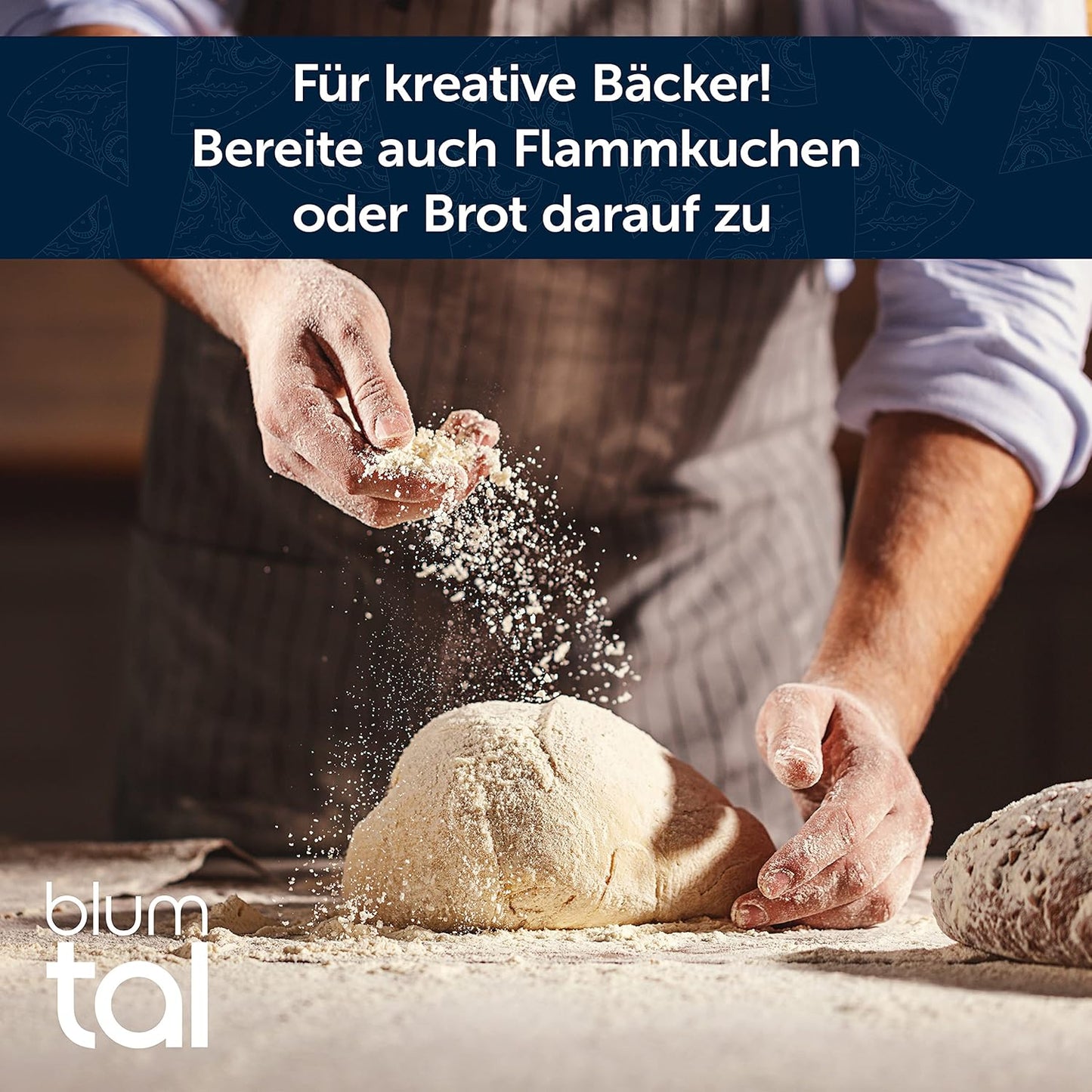 Pizzastein für Backofen und Grill (38x30 cm)