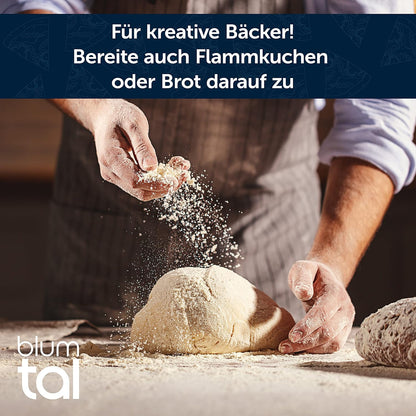 Pizzastein für Backofen und Grill (38x30 cm)