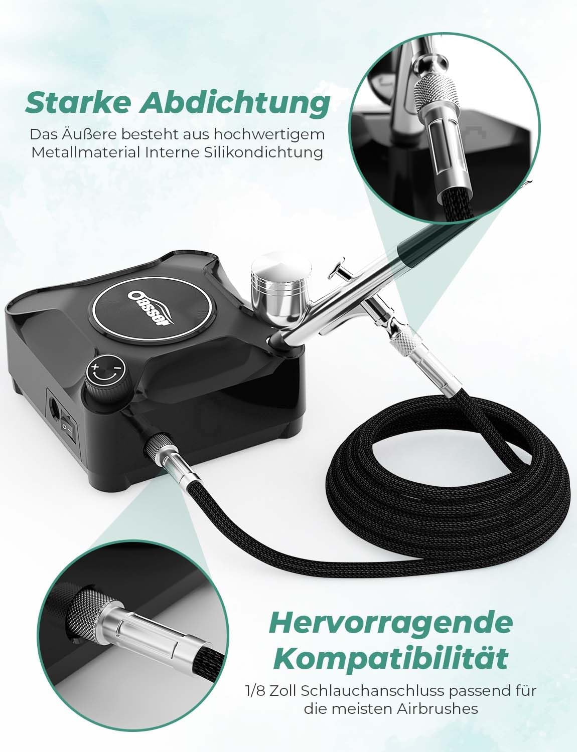 Airbrush Set mit Kompressor