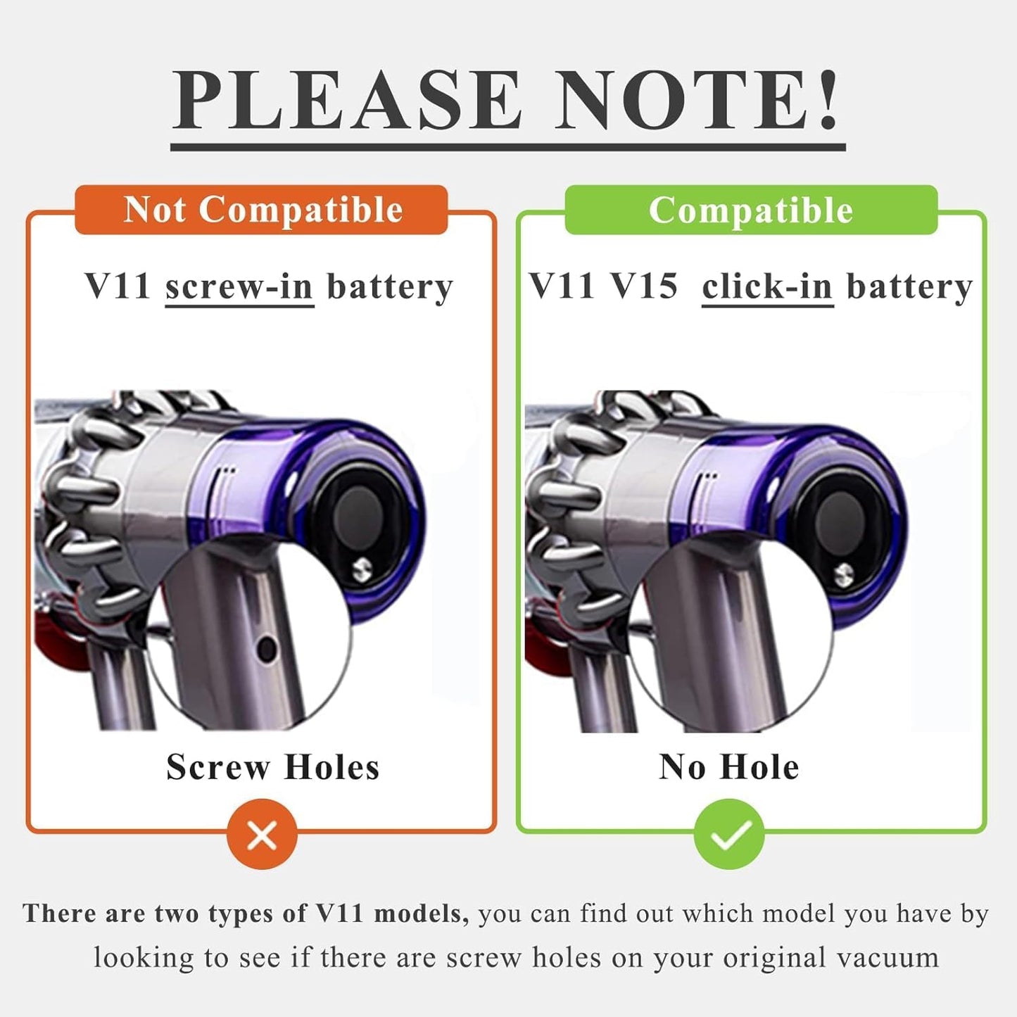 Ersatzakku für Dyson Cyclone V11 & V15, DYS V11