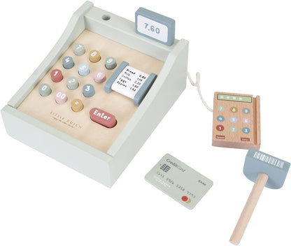 Kasse mit Scanner, Mint