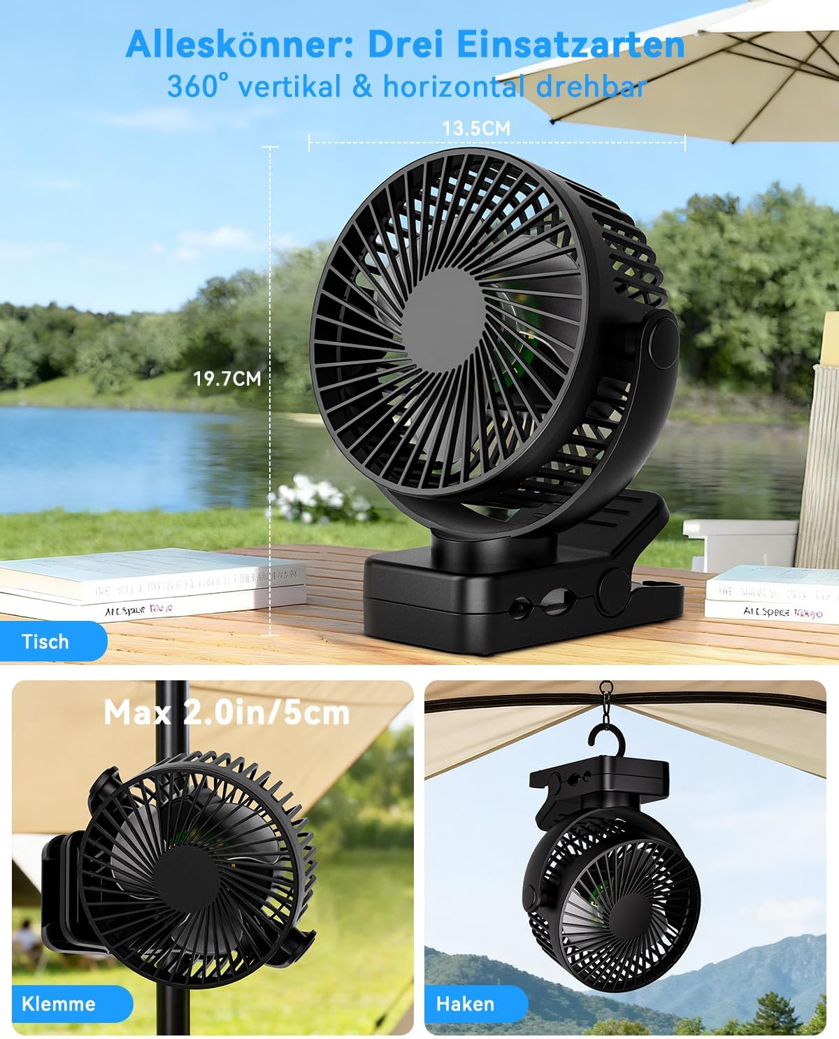 Mini-USB-Tischventilator
