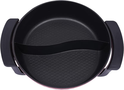 Elektrischer Doppel-Hotpot mit Deckel