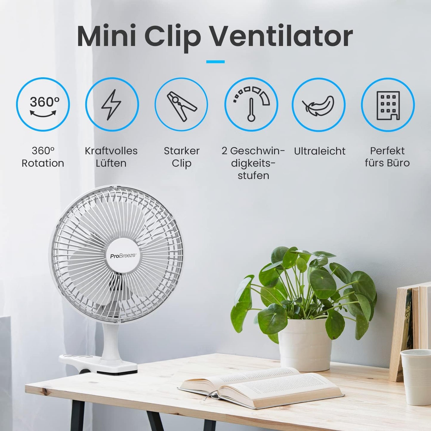Mini Ventilator ‎PB-01, Weiss