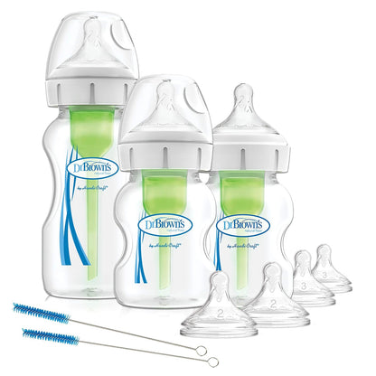 Starterset Babyflaschen, transparent Einzelbett