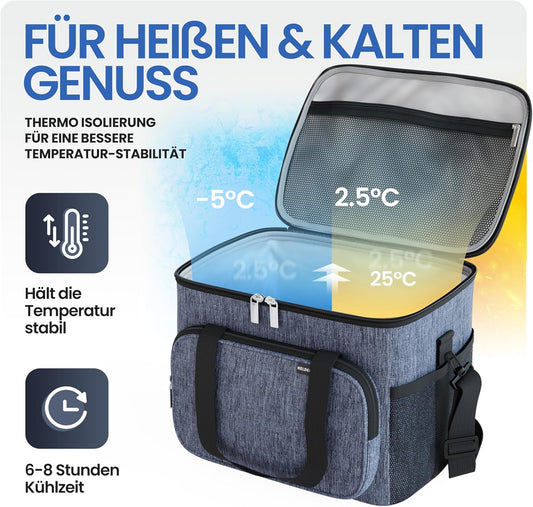 Faltbare Kühltasche, 20L (L34 x B26 x H26 cm) Navyblue