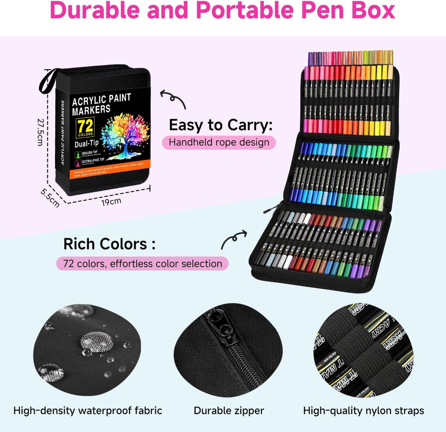 Acrylstifte Set mit Dual-Tip