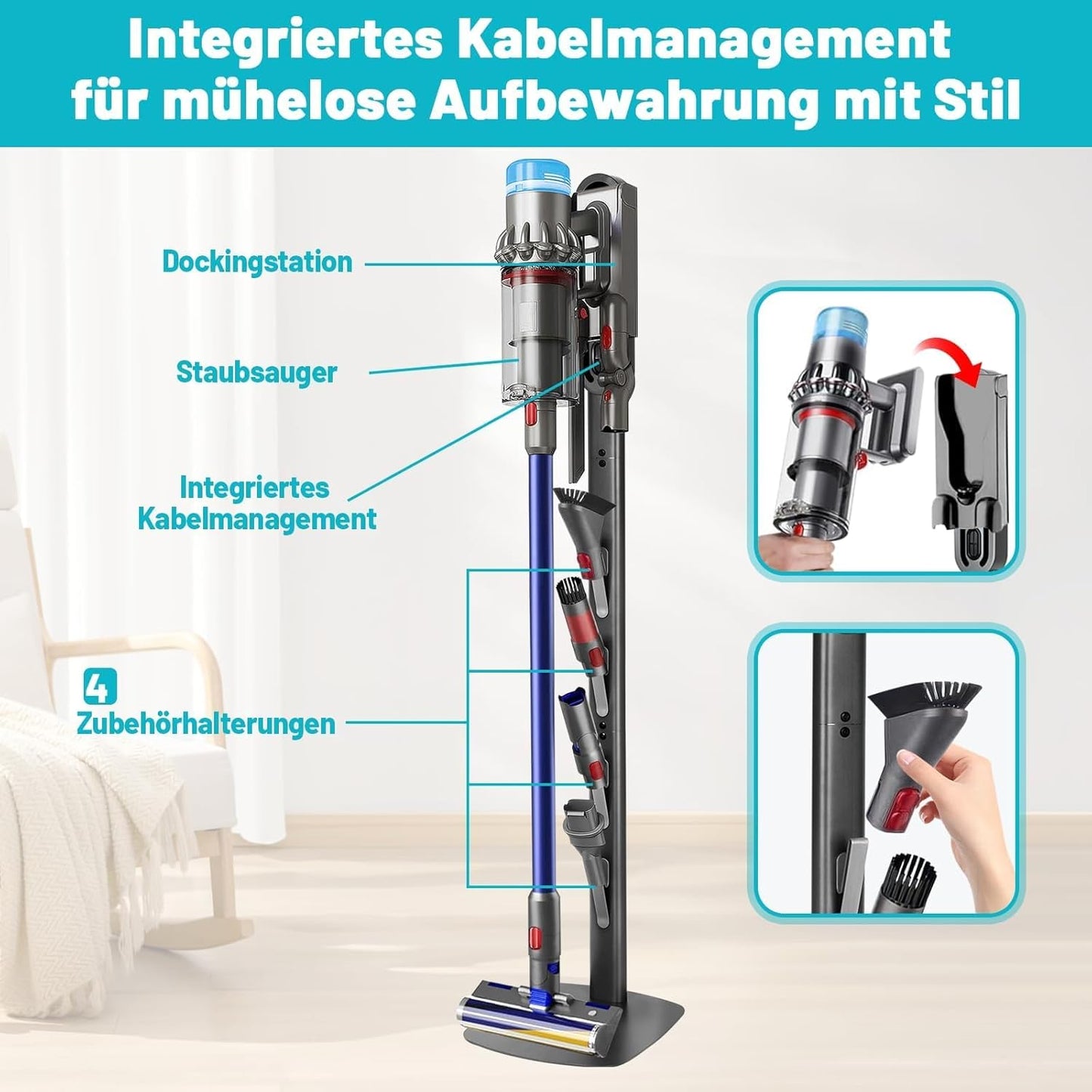 Staubsaugerständer für Dyson
