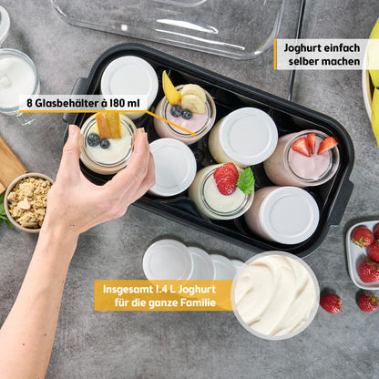 Elektrischer Joghurt Maker mit Timer und Auto-Stop