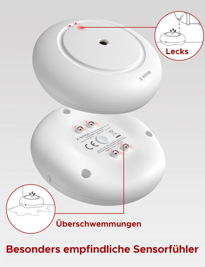 Wasserlecksensoren, Weiss Wassermelder