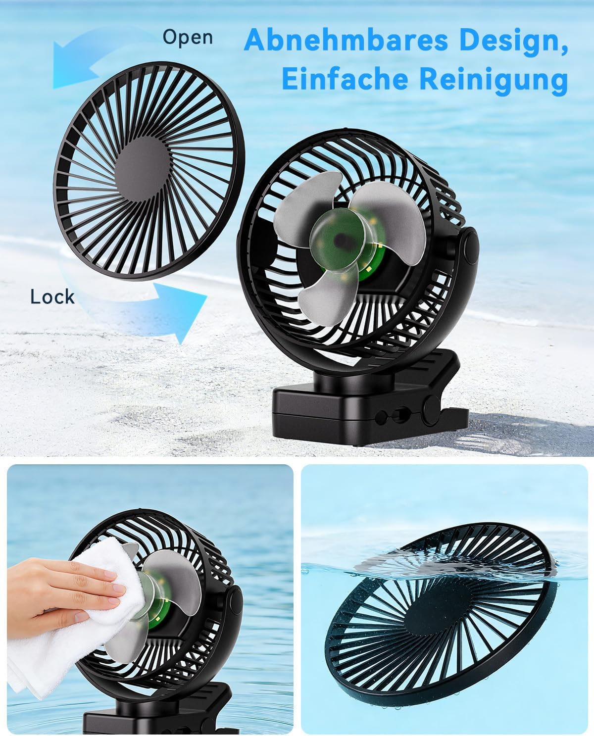 Mini-USB-Tischventilator
