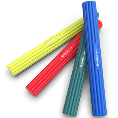 Flexibles Widerstandsstangen-Set, 4-teilig, für Krafttraining, 4er Set