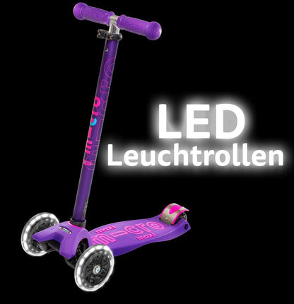 LED Leuchtrollen-Set, Blau / maxi micro