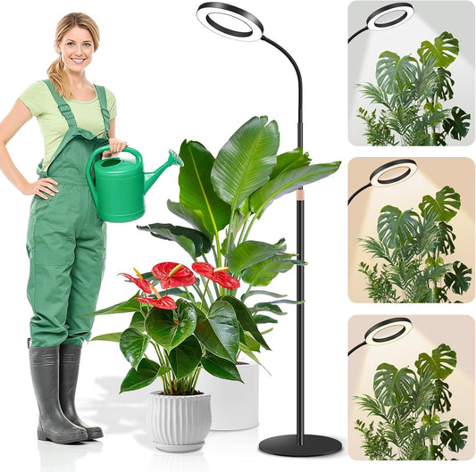 LED-Pflanzenlampe mit Timer und Standfuss