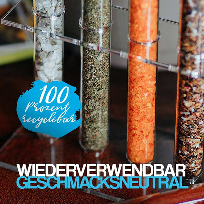 Reagenzgläser mit Korken (100 Stück), 160 x Ø18 mm