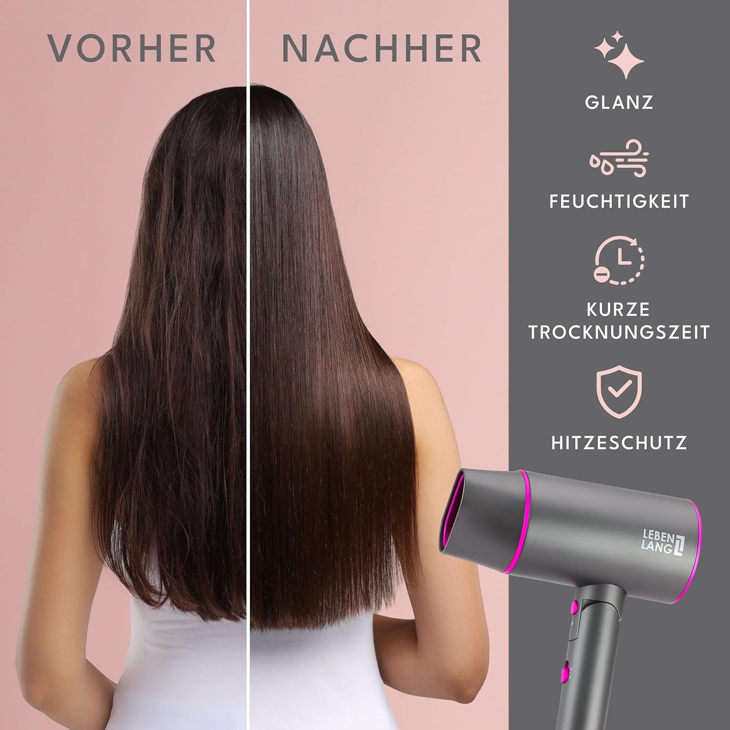 LBH3088, Grau / Pink