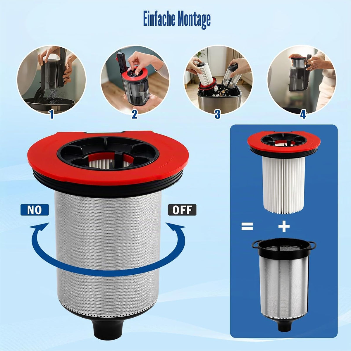 Ersatzfilter- & Zubehör-Kit für Bosch Unlimited 10 / Unlimited 9