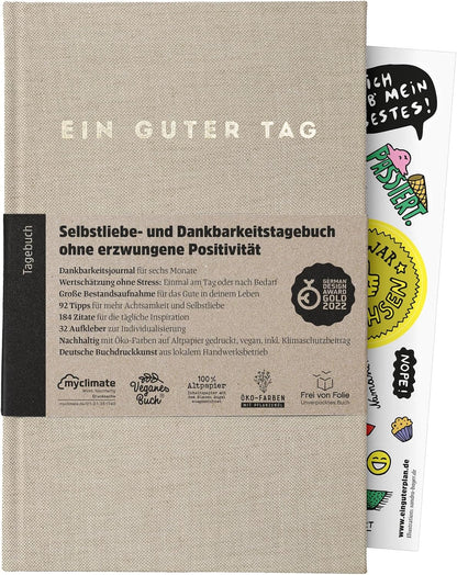 Selbstliebe- und Dankbarkeitstagebuch: Ein guter Tag, Natur