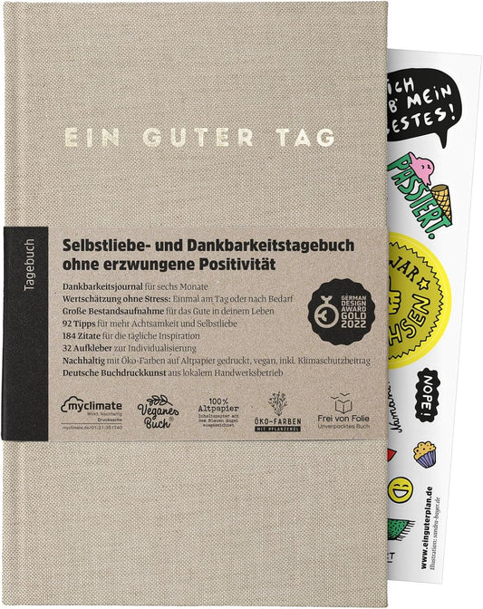 Selbstliebe- und Dankbarkeitstagebuch: Ein guter Tag, Natur