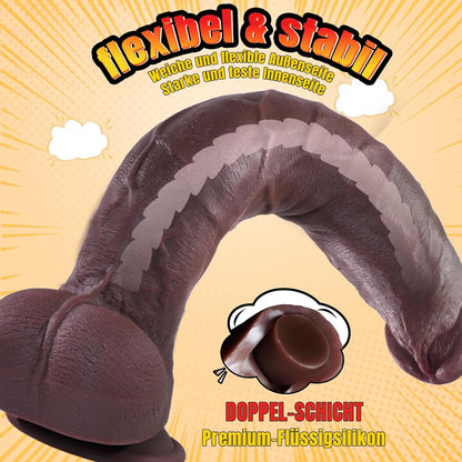 Dicker XXL Dildo mit Saugnapf