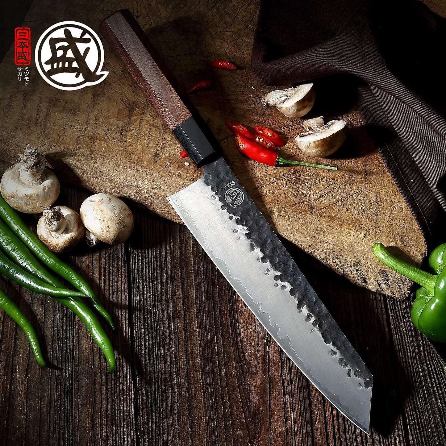 Japanisches Kochmesser Kiritsuke, 23 cm Kiritsuke Kochmesser