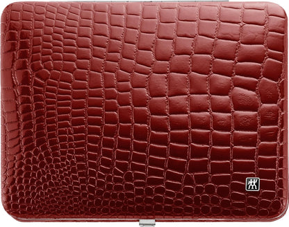 Maniküre/Pediküre Set, Rot, 10-Teilig, Single