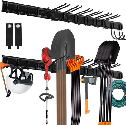 Garagen-Werkzeug-Management, 64 Zoll 4 Panel und 12 Haken
