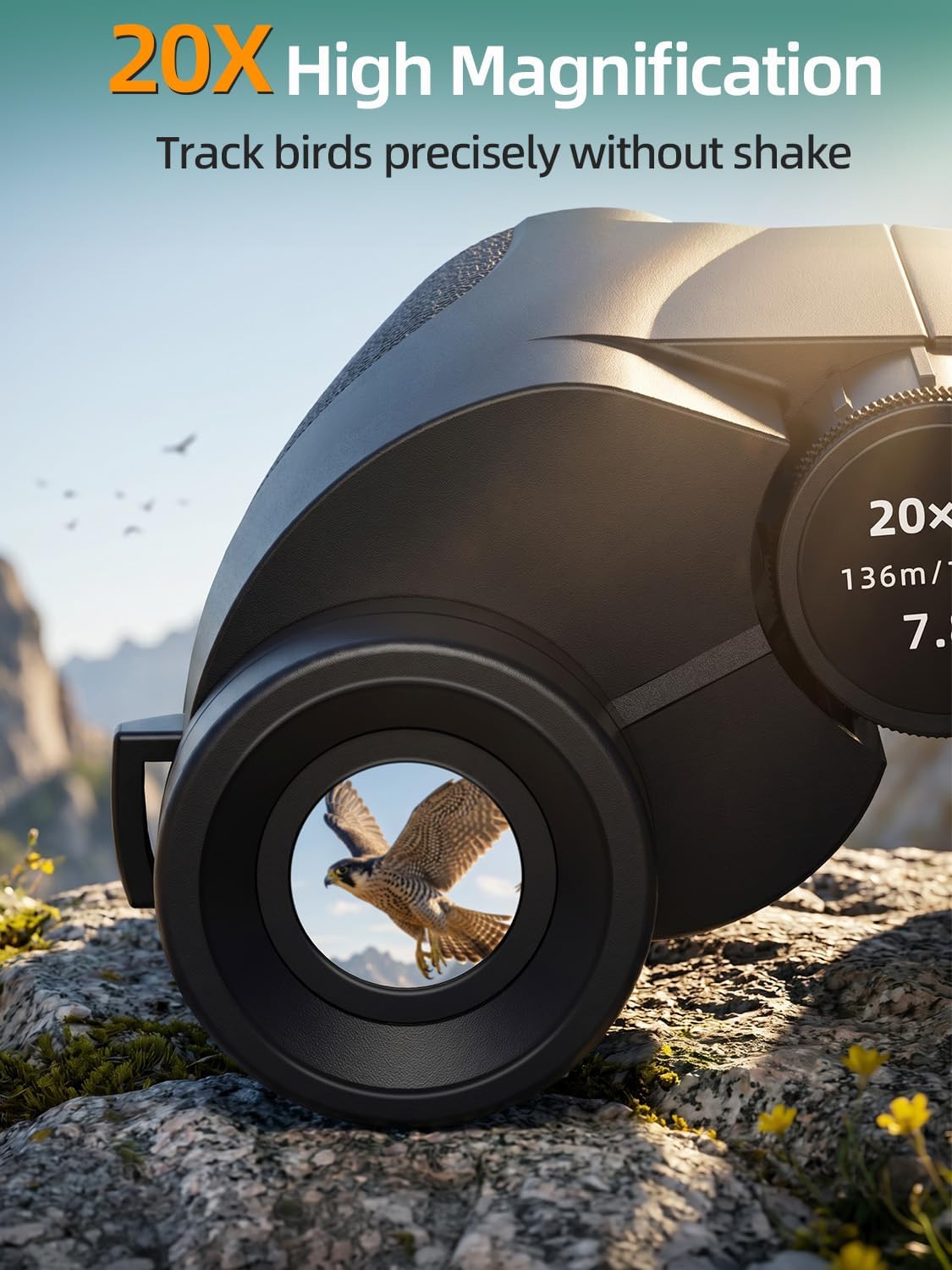 Kompaktes Fernglas für Outdoor-Aktivitäten