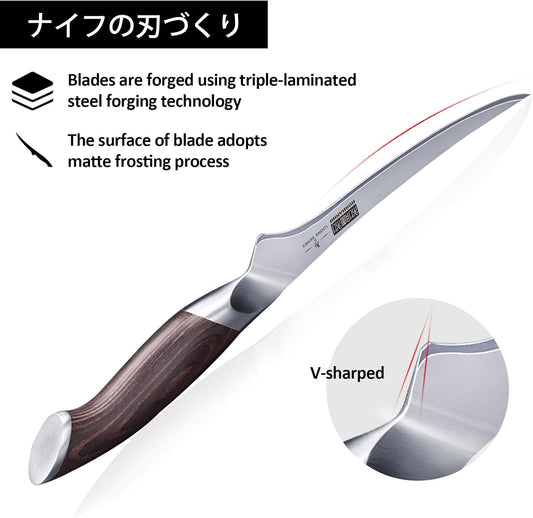 Filetiermesser mit flexibler Klinge