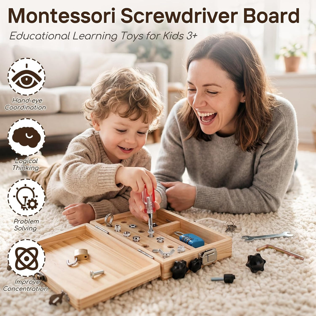 Sensorik-Werkzeugkoffer für Kinder