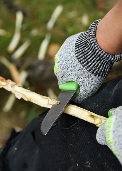 Schnitz- und Outdoormesser für Kinder, Grün