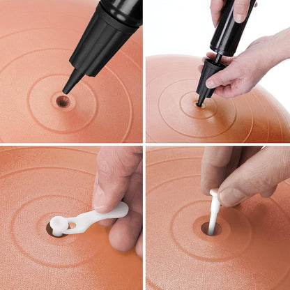 Gymnastikball mit Pumpe, New Rose Gold 65 cm (für Körpergröße 155-175cm)
