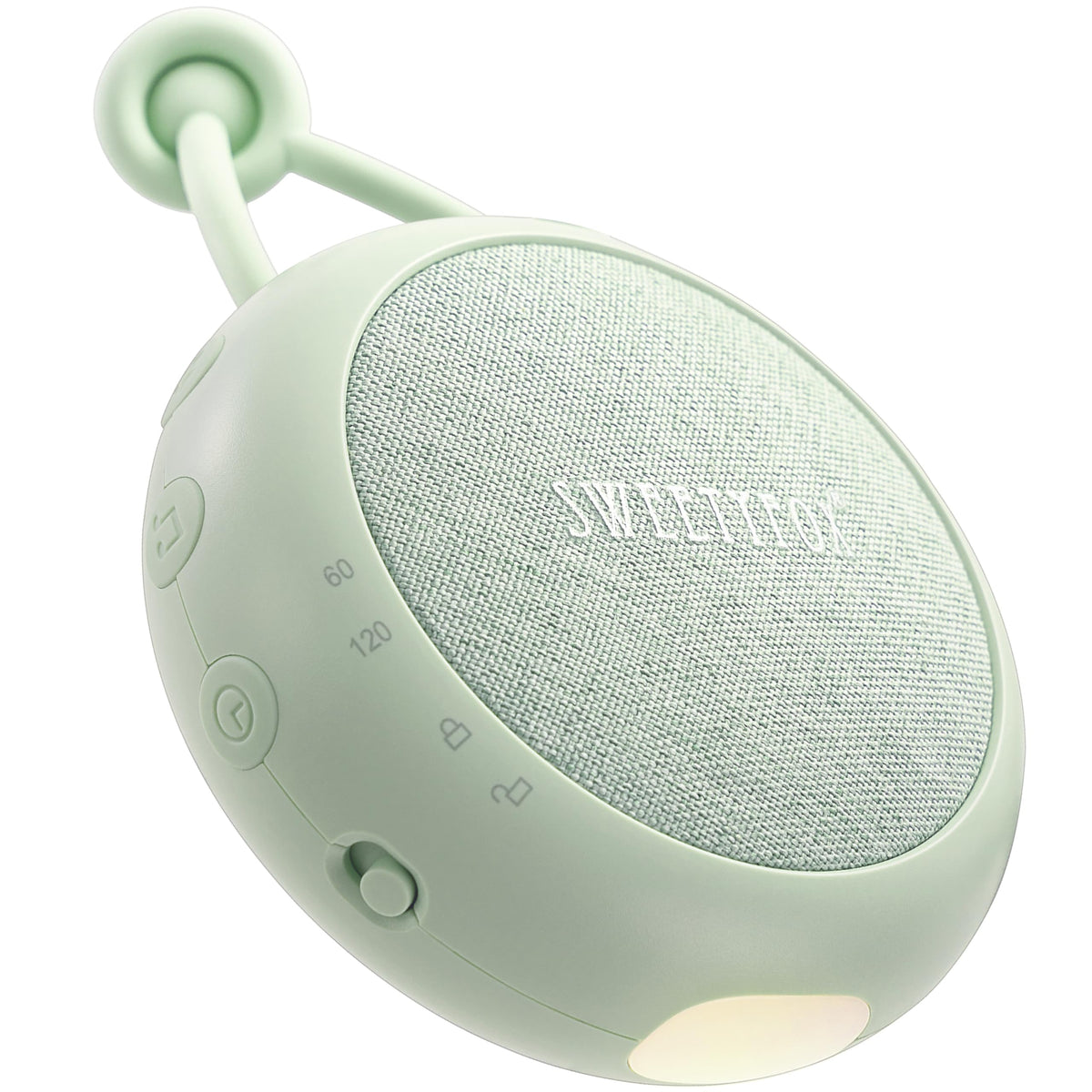 White-Noise-Gerät mit Nachtlicht für Neugeborene, Grün