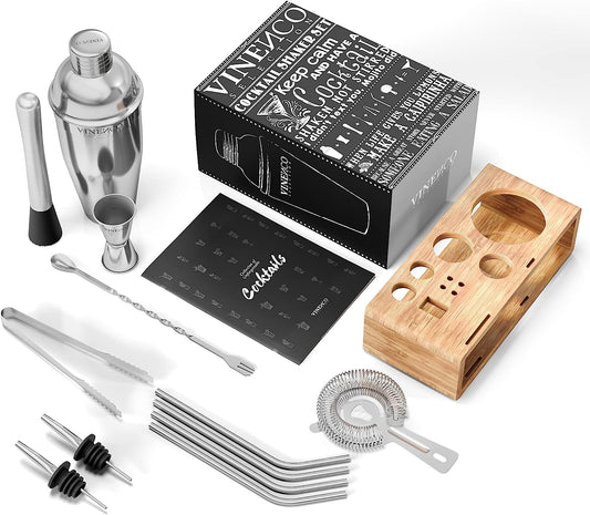 Cocktail Shaker Set, Cocktail Shaker + Ständer