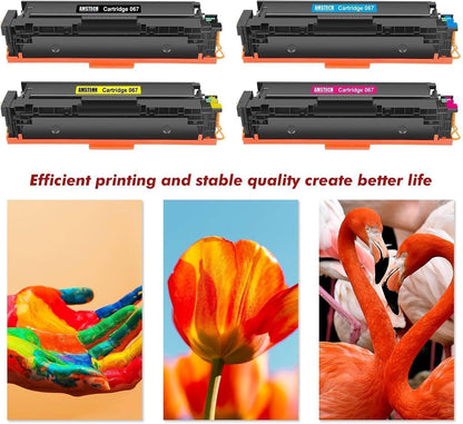 067 067H MF657Cdw Toner-Set für Canon i-SENSYS Drucker, 4 Stück