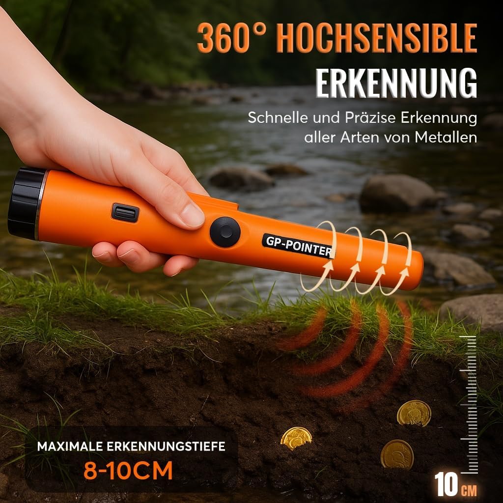Pinpointer mit LED-Anzeige